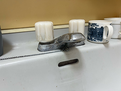 洗面の蛇口交換