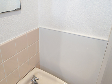 サニタリーパネル貼り