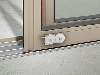 サッシの戸車交換