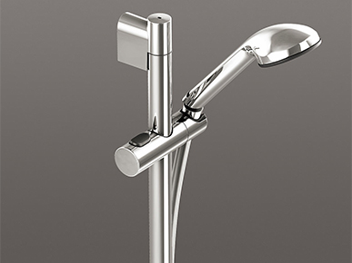 スライド式シャワーフック取付