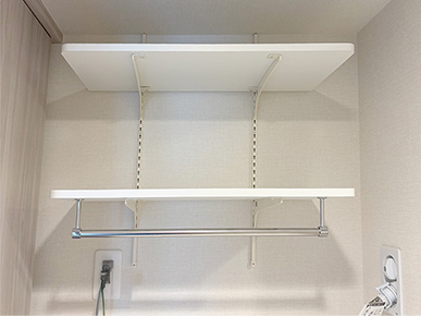 棚板取り付け